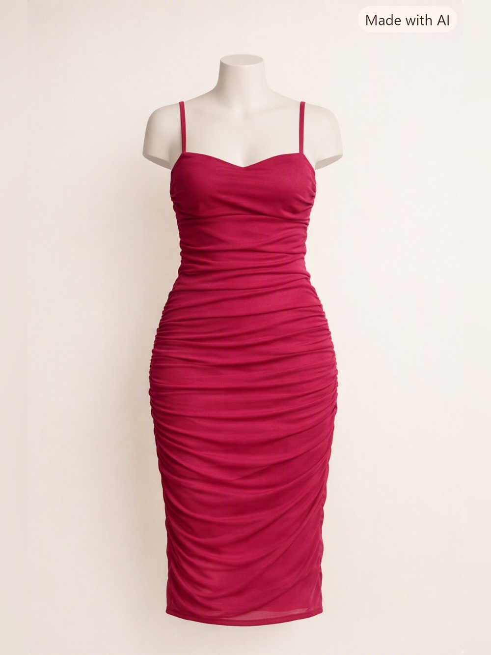 Express Midi Dress, Raspberry, medium